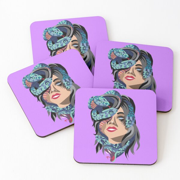 Aperçu de l'œuvre Medusa Medium Violet créée et vendue par Islandjems.