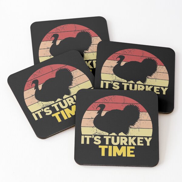 Item preview, It's Turkey Time Funny Thanksgiving Pun designed and sold by juvajay.