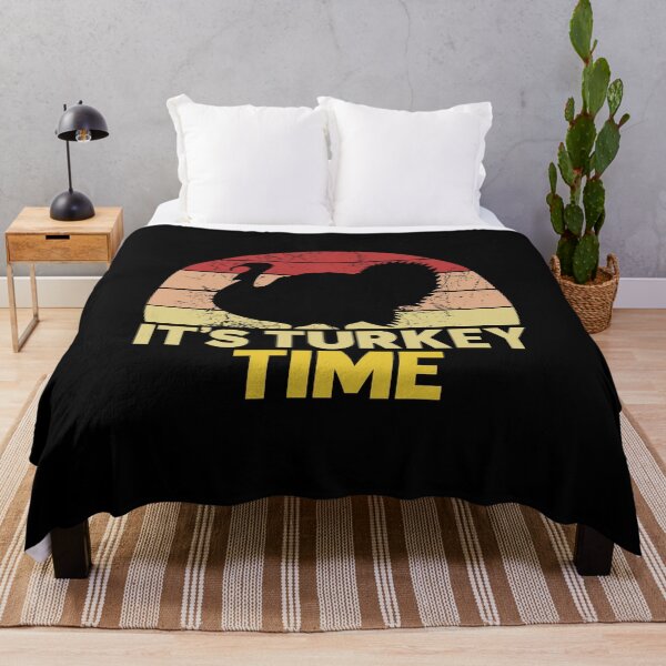 Item preview, It's Turkey Time Funny Thanksgiving Pun designed and sold by juvajay.