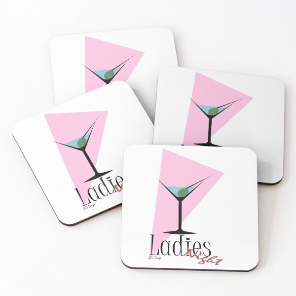 Item preview, Ladies night martini glass club pattern designed and sold by Galena Georgieva.