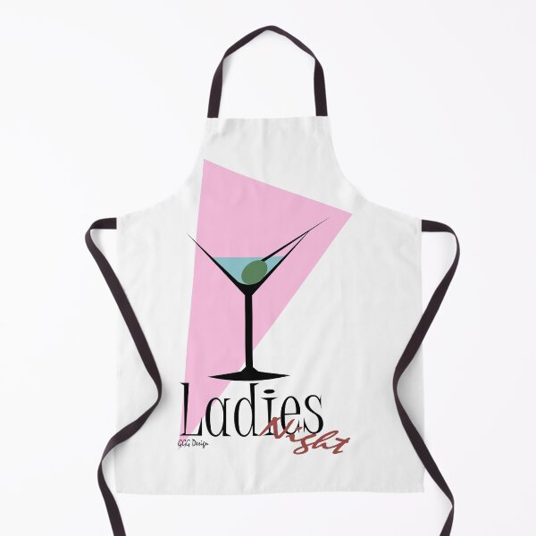 Item preview, Ladies night martini glass club pattern designed and sold by Galena Georgieva.