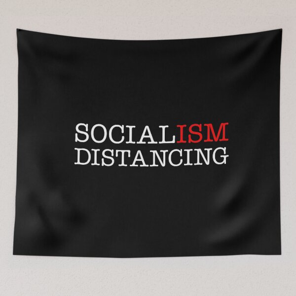 Item preview, Socialism Distancing, Socialism Distance, Keep Safe Distance,  designed and sold by BKLS.