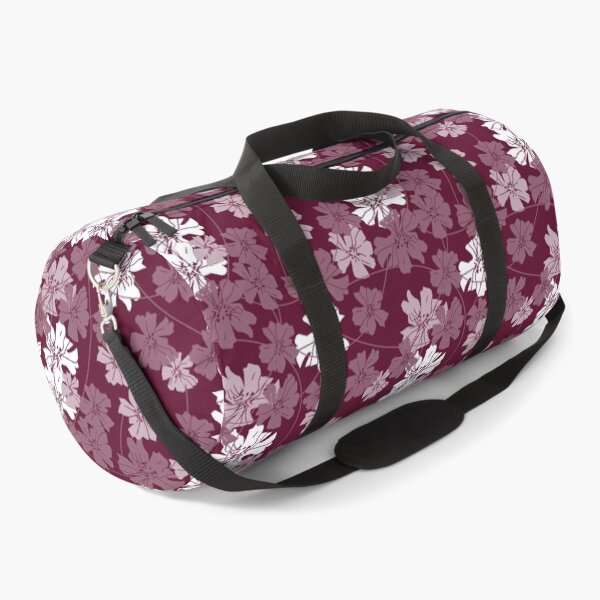Item preview, Flowers and tendrils - white - dark red designed and sold by kobyakov.