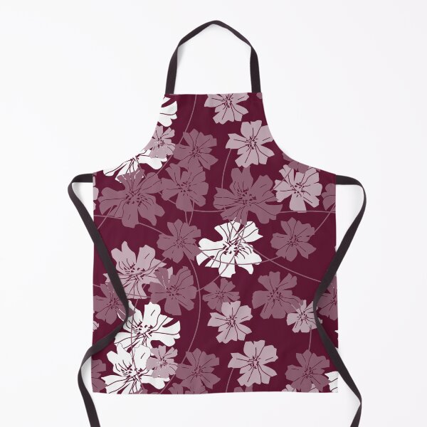 Item preview, Flowers and tendrils - white - dark red designed and sold by kobyakov.