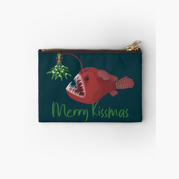 Item preview, Merry kissmas anglerfish under the mistletoe designed and sold by Tefra.
