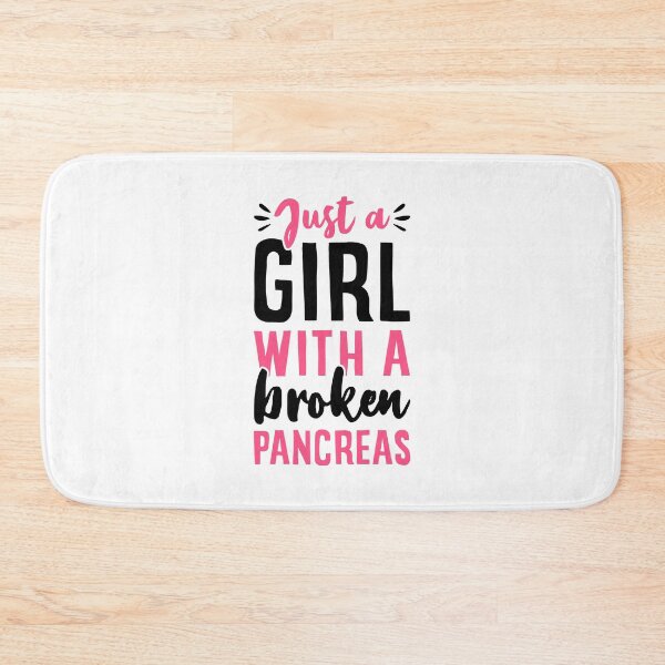 Item preview, Just A Girl With A Broken Pancreas - Funny Diabetes  designed and sold by T-shirt For You.
