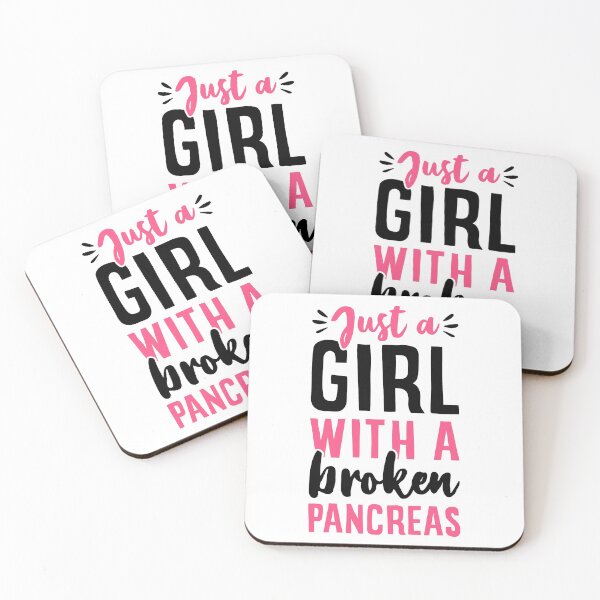 Item preview, Just A Girl With A Broken Pancreas - Funny Diabetes  designed and sold by T-shirt For You.