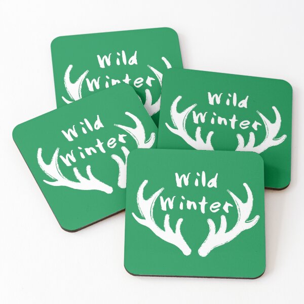 Item preview, Wild Winter, Deer Antlers, winter sports sticker pack, skiing sticker pack, winter vacation sticker pack, ski holiday sticker pack designed and sold by HomeConscious.