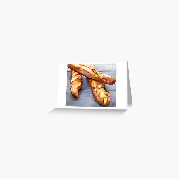 Baguettes Carte de vœux