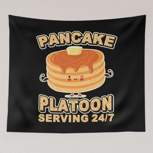 Item preview, Funny Pancake Platoon Serving 24-7 Football Lineman Gift designed and sold by shirti.
