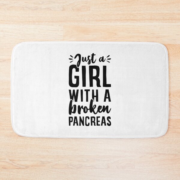 Item preview, Just A Girl With A Broken Pancreas - Funny Diabetes  designed and sold by T-shirt For You.
