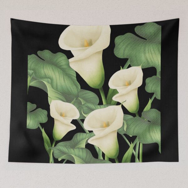Item preview, Calla lily - peace lily print designed and sold by Sonia dutta_art.