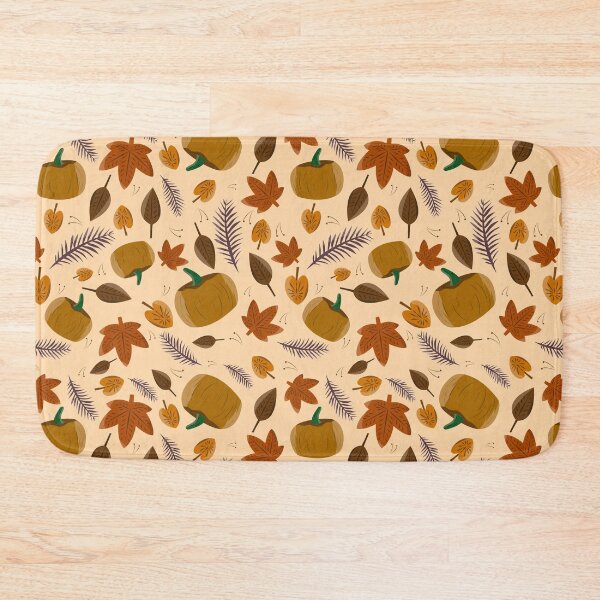 Item preview, Autumn Leaves Pumpkin Pattern  designed and sold by Jake Purcell.