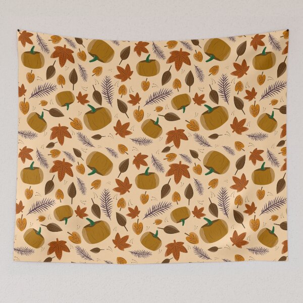 Item preview, Autumn Leaves Pumpkin Pattern  designed and sold by Jake Purcell.