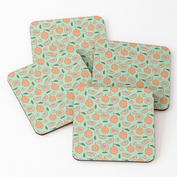 Item preview, Adorable Lemon Pattern - blue background designed and sold by siddeshpansare.