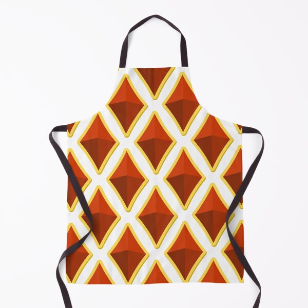 Item preview, Preppy Retro 1980s Copper Yellow Brown White Argyle designed and sold by IamTrending.