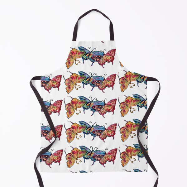 Item preview, COLORFUL BUTTERFLIES IN WHITE by Bulgan Lumini designed and sold by BulganLumini.