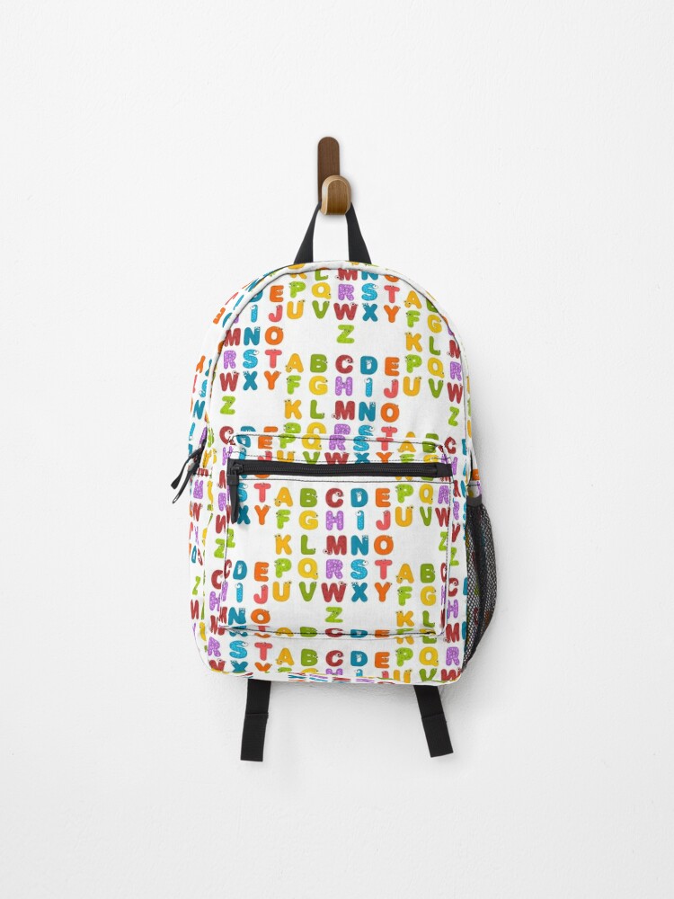  My Daily Kids Backpack Colorful ABC Alphabet Nursery Bags for  Preschool Children