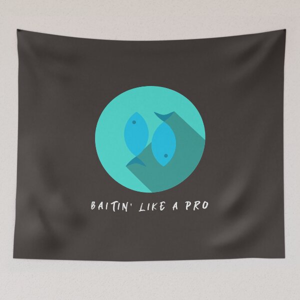 Item preview, Baitin' Like A Pro designed and sold by vibrantyy.