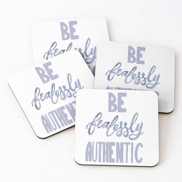Item preview, Be fearlessly authentic hand lettering designed and sold by sheyenneday.