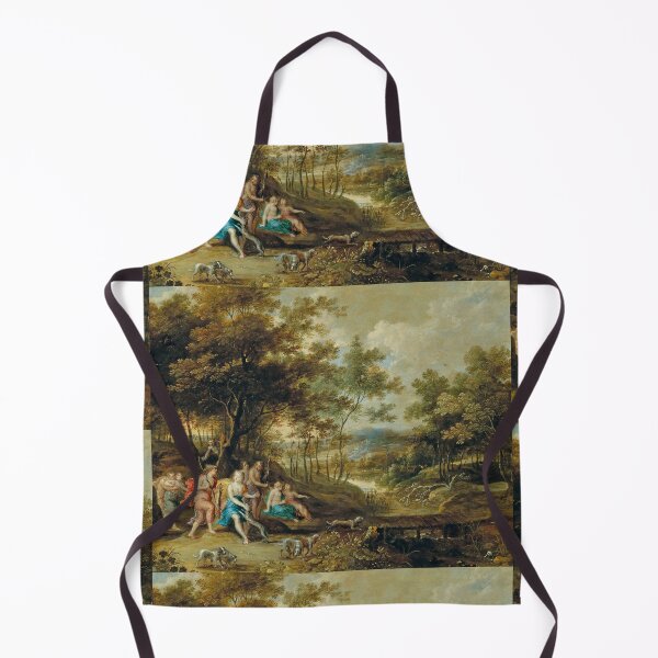 Item preview, Forest scene with dogs and people - frans wouters designed and sold by Vintage Designs +.