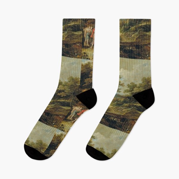 Item preview, Forest scene with dogs and people - frans wouters designed and sold by Vintage Designs +.