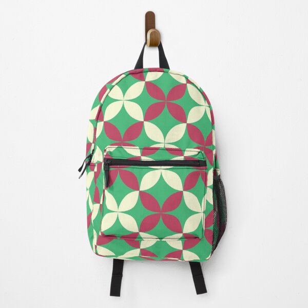 Item preview, Preppy Red Green Abstract Christmas Floral Pattern designed and sold by IamTrending.