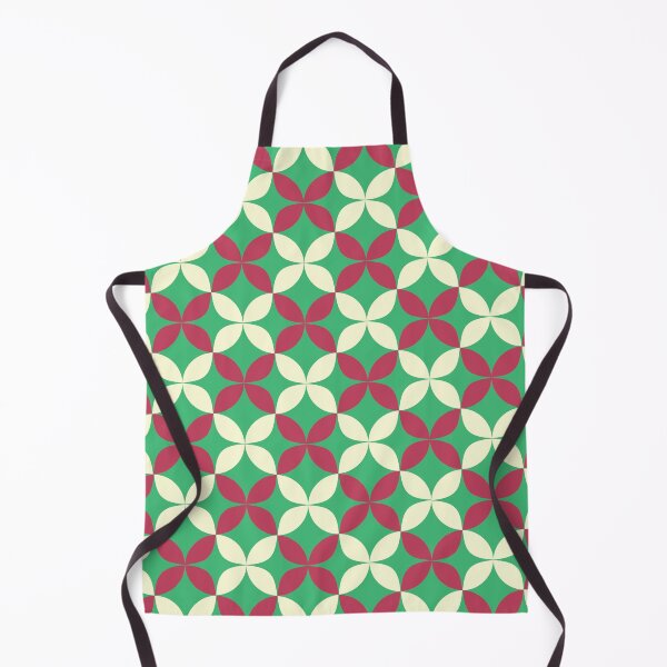 Item preview, Preppy Red Green Abstract Christmas Floral Pattern designed and sold by IamTrending.