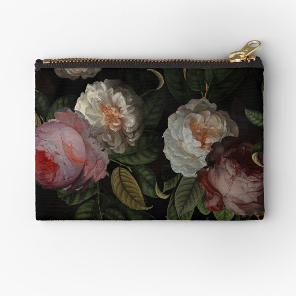 Black Jan Davidsz. de Heem Vintage Roses Fleurs Jardin botanique Pochette
