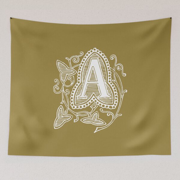 Item preview, Vintage Letter A - GOLD designed and sold by yourscotborders.