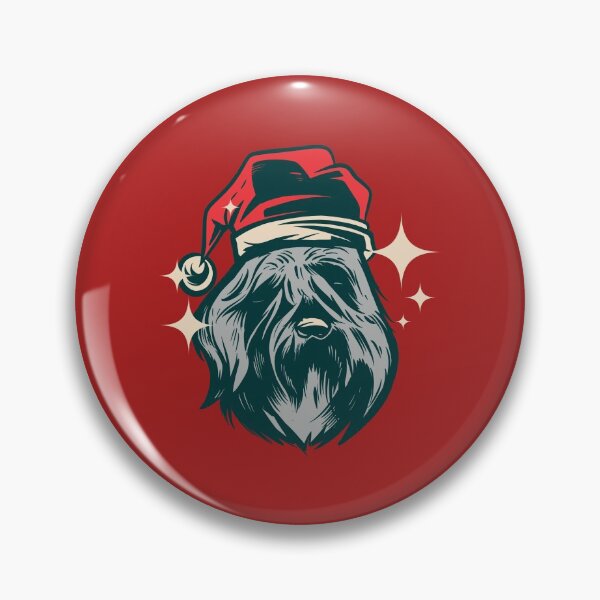 Item preview, Bouvier des Flandres dog Santa Claus designed and sold by DerSenat.