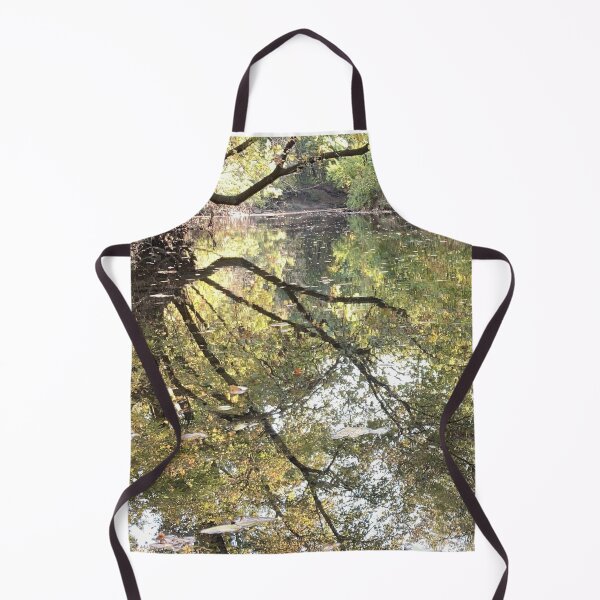 Item preview, Beautiful Creek With Near Perfect Mirroring Reflections in the Water - Indian Creek in Overland Park designed and sold by Zen Goat.