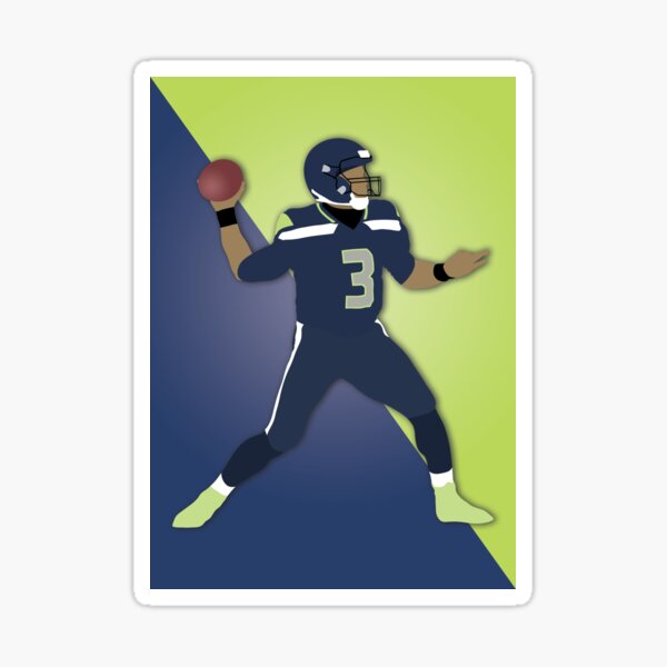 Russell Wilson Sticker for Sale by condog313