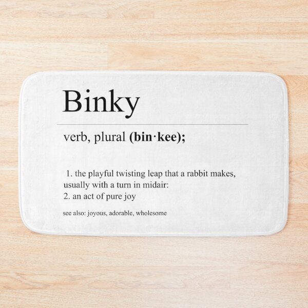 Item preview, Binky definition - house rabbit Bunny flop binky designed and sold by saints9626.