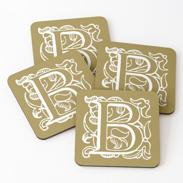 Item preview, Vintage Letter B - GOLD designed and sold by yourscotborders.