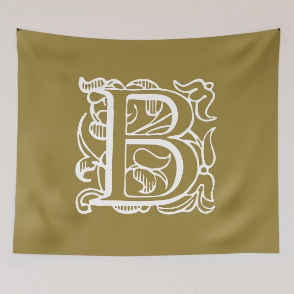 Item preview, Vintage Letter B - GOLD designed and sold by yourscotborders.