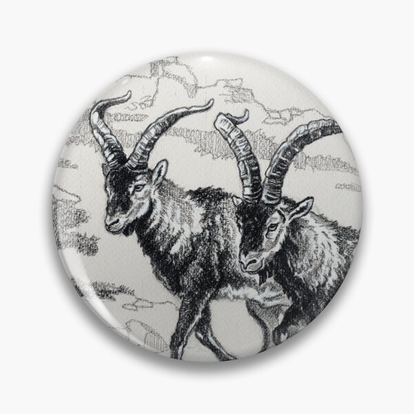 Item preview, Capra Ibex on the mountain designed and sold by SakalDesign.