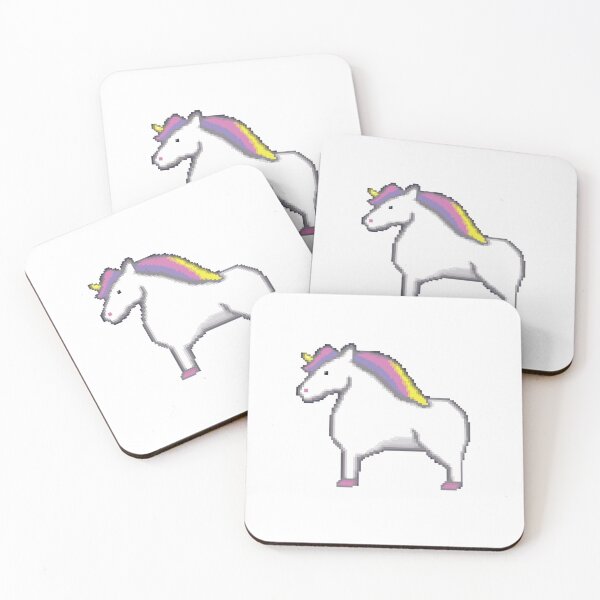 Item preview, Pixelated unicorn designed and sold by DerSenat.