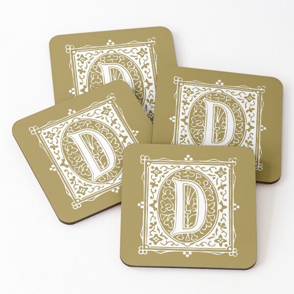 Item preview, Vintage Letter D - GOLD designed and sold by yourscotborders.
