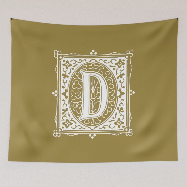 Item preview, Vintage Letter D - GOLD designed and sold by yourscotborders.