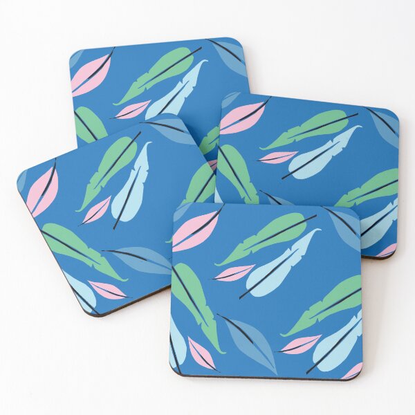 Item preview, feather blue background designed and sold by susycosta.