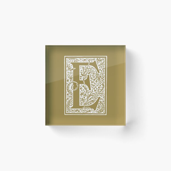 Item preview, Vintage Letter E - GOLD designed and sold by yourscotborders.