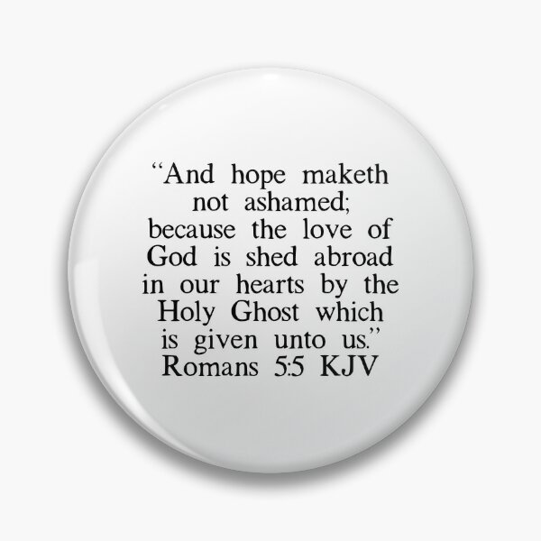 Item preview, Romans 5:5 KJV designed and sold by IBMClothing.