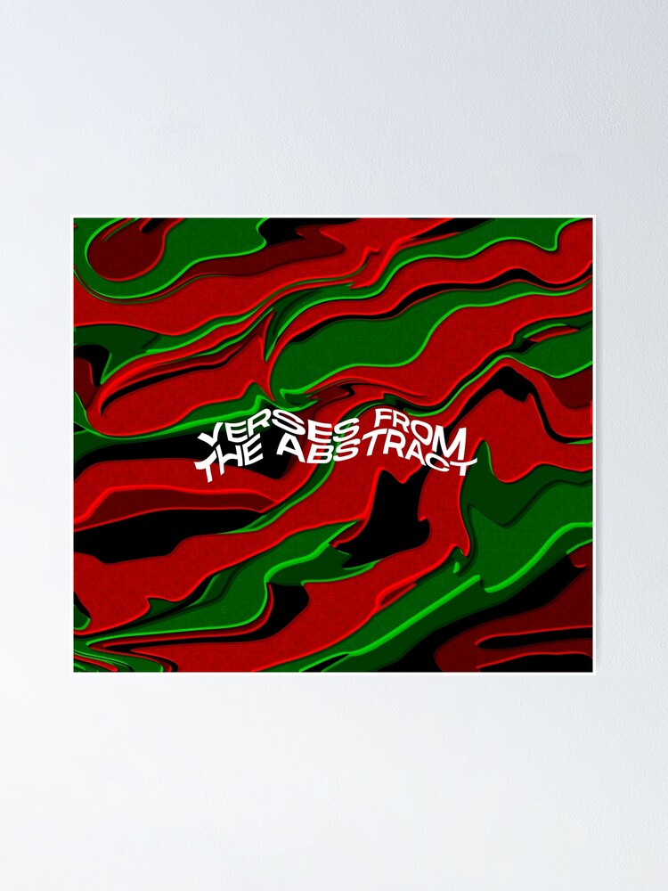 "Verses From The Abstract A tribe Called Quest Art" Poster by