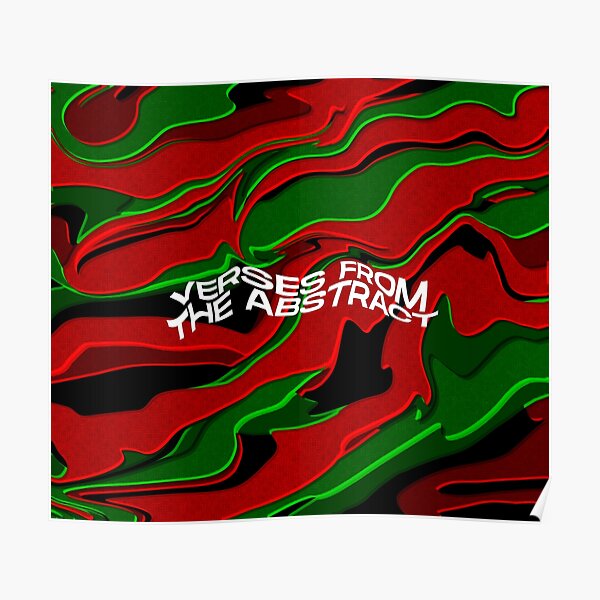 "Verses From The Abstract A tribe Called Quest Art" Poster by
