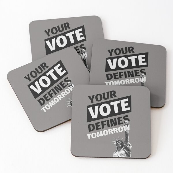 Item preview, YOUR VOTE DEFINES TOMORROW designed and sold by LANZOMEDIA.
