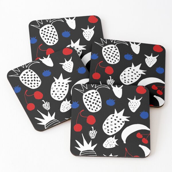 Item preview, Fruit Salada on black designed and sold by susycosta.