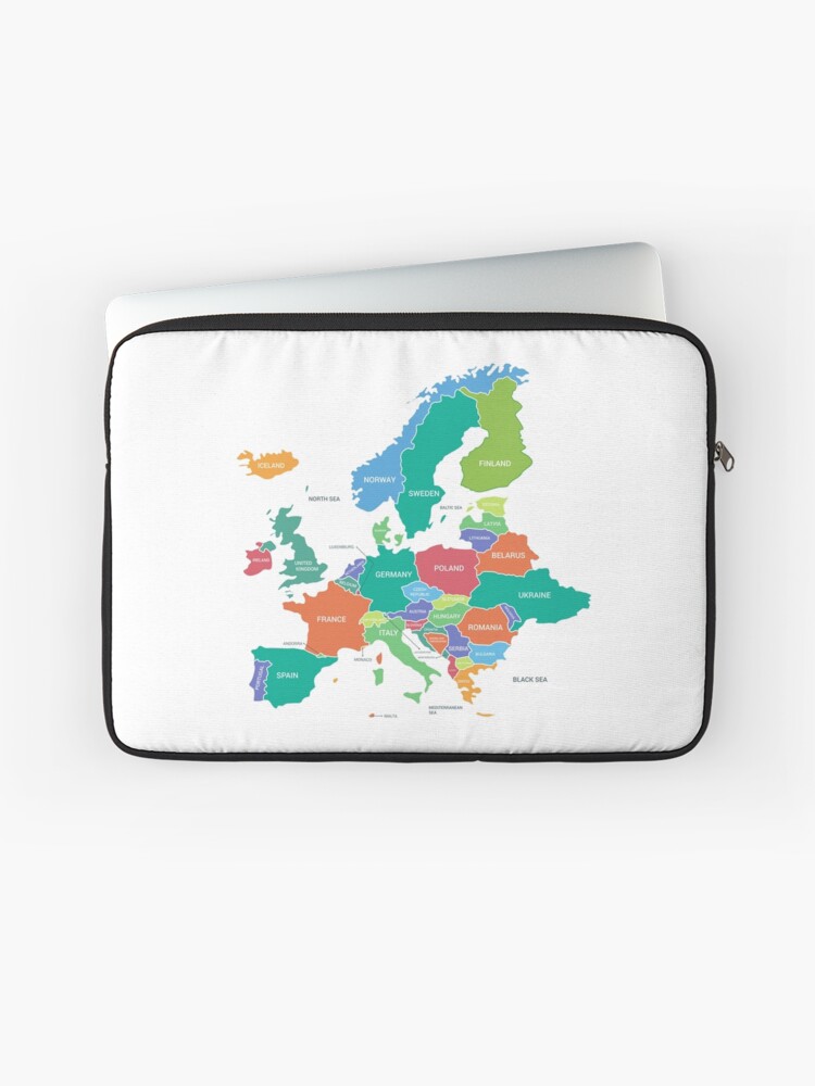 Black Laptop cover 13 inch, Designed in Italy