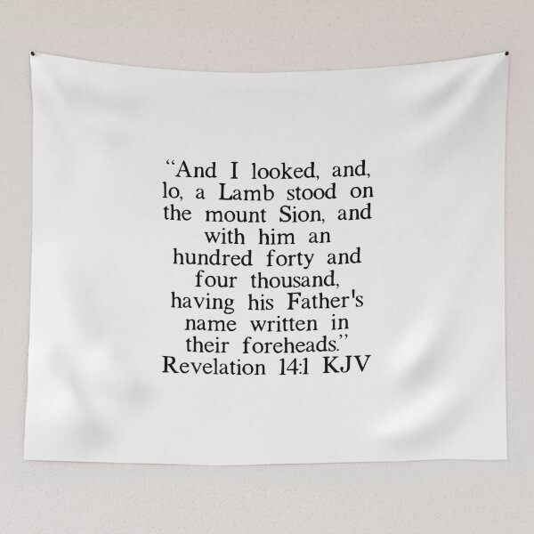 Artikelvorschau, Offenbarung 14: 1 King James Version entworfen und verkauft von IBMClothing.