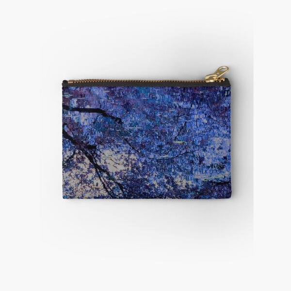 Item preview, Fantasy Nature Scene with Blue and Purple Artistic Foilage Reflecting in the Water designed and sold by Zen  Goat.